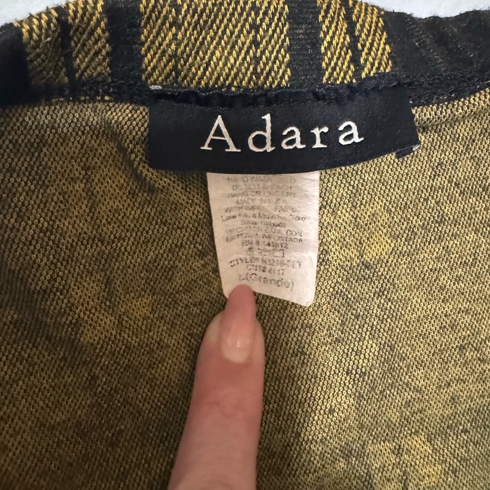 Chic Yellow and Black Plaid Mini Skirt - Picture 2 of 4